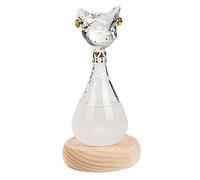 Generic Bouteille de Chat avec Prévision Météo Noire, Décoration élégante en Verre pour Salon, Chambre à Coucher, Bureau, Cadeau (Genericb9kpwggem2-220519FB01-2)