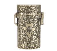 Generic Bouteille de Rangement en Métal Alliage d'Aluminium étanche en Aluminium Matériau en Matériau Alliage en pour Voyages en Camping en Plein Air, Caisses de Classement (Bronze)