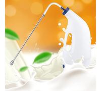 Generic Bouteille de Veau en Acier Inoxydable pour Une Alimentation Facile et Une Livraison de Médicaments à Base d'eau de Lait 3L 4L pour équipement Agricole de Veaux (4L)