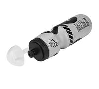Generic Bouteille d'eau de Sport Durable de 650 ML avec Support de Cage de Vélo, Bouteille en Polyéthylène Rouge Anti-Fuite Parfaite pour Les Amateurs de Cyclisme (Grey)