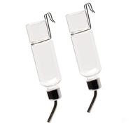 Generic Bouteille d'eau pour Cochon d'Inde de 350ml, Distributeur d'eau étanche pour Petits Animaux, Ensemble de 2 Paquets en Plastique (Grande Taille)