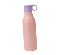 Generic Bouteille Isotherme en Acier Inoxydable Double Paroi Réutilisable avec Couvercle Étanche Grande Capacité Maintien Chaud et Froid Adaptée pour Sport, Rose