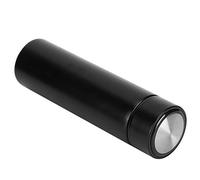 Generic Bouteille Sous Vide Moderne de 500ml, Tasse D'eau Isolante élégante pour un Usage Quotidien, Noir Mat (Couverture unie noir mat)