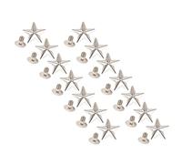 Generic "Bouton à Goujon" Accessoire de Base Lisse Rivet pour Décoration de Vêtements pour Vêtements, Sacs en Cuir Couleur du Pistolet Taille: 14mm 50pcs (Alliage de zinc 2)