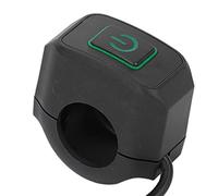 Generic Bouton de Commande Universel de Commutateur de Guidon de Moto de 22 Mm pour Phares, Klaxon et Modules de Remplacement à Ajustement Direct pour Vélos, VTT et Véhicules (GREEN)