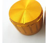 Generic Bouton de Commutateur de Contrôle de Volume Rotatif en Alliage D'aluminium pour Lampadaire, Capuchon de Potentiomètre, Variateur, Machine à Jus, Aspirateur, Purificateur D'air (1) (GOLD)