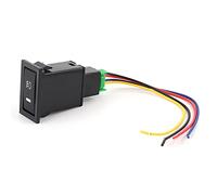 Generic Bouton de Commutation de Phare Antibrouillard LED adapté pour 2012 - 2014, Interrupteur de Commande D'indicateur de Lumière de Tableau de Bord pour FJ Cruiser, Installation Facile