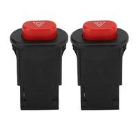 Generic Bouton de Commutation des Feux de Détresse pour Moto, Double Contrôleur de Flash pour Moto et Scooter, Interrupteur D'urgence Haute sensibilité pour une Installation Facile, Matériau