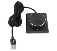 Generic Bouton de Contrôle du Volume USB pour PC avec Bouton Rotatif à 360 Degrés et 1 Touche de Fonction Sourdine pour 7 8 10 11 Vista, de Contrôle du Volume Multimédia pour écouter de la Musique