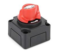Generic Bouton de Déconnexion de Batterie 12 V 300 A, Interrupteur Marche-arrêt, Bornes en Laiton étamé en Cuivre, Matériau ABS, pour Voiture, Camping-car, Yacht Marin, 4 X écrous à Vis, 1 Pièce