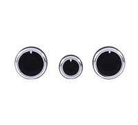 Generic Boutons de Bouton de Commutateur Ca de Voiture Durables avec Réflexion Nocturne Adaptés pour B5 B5 Adaptés pour 3-Pack Noir