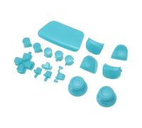 Generic Boutons de Remplacement pour Manette, Confort Ergonomique, Mise à Niveau, 16 Pièces, Accessoires de Manette de Jeu ABS Durables (bleu clair)