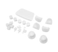 Generic Boutons de Remplacement pour Manette, Confort Ergonomique, Mise à Niveau, 16 Pièces, Accessoires de Manette de Jeu ABS Durables (WHITE)