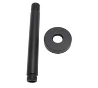 Generic Bras de Douche Moderne, Rallonge de Pomme de Douche Noire Mate élégante pour une Expérience de Bain Polyvalente (15 cm)