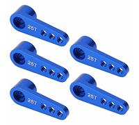 Generic Bras de Servo, 5 Pièces en Alliage D 'Aluminium de Bras de Servo de Direction anodisé pour Modèle de Voiture Universel