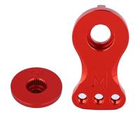 Generic Bras D'engrenage à Anneau en Acier et Métal, Tampon 25T, Installation Facile pour Voitures RC 1/10 1/8, Options de Couleur Métallique (Rouge (N1022R))