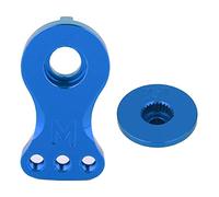 Generic Bras D'engrenage à Anneau en Acier et Métal, Tampon 25T, Installation Facile pour Voitures RC 1/10 1/8, Options de Couleur Métallique (Bleu (N10221NB))