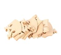 Generic Bridge à Corde de Violon, 10pcs Bridge en Bois en Bois de Coeur Hole pour le Style Baroque pour la Taille 4/4 (Couleur du bois 4/4)