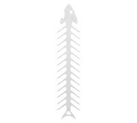 Generic Brochettes de Barbecue en Acier Inoxydable, Conception Plate à Double Dents pour une Cuisson Facile, Parfaites pour les Amateurs de Viande, 1 Pièce (Type d'arête de poisson)