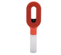 Generic Brosse à Cheveux à Pulvérisation D'eau 2 en 1, Solution Démêlante par Brumisation Combinée pour Enfants, Femmes et Hommes, Plastique ABS Léger 23cm (ORANGE)