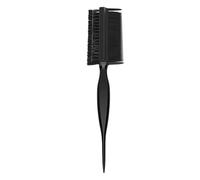 Generic Brosse à Cheveux Coiffante à 3 Rangées pour Contrôle des Mèches Rebelles, Massage Doux du Cuir Chevelu, 10,24x2,09 Pouces, Noir, 1 Pièce