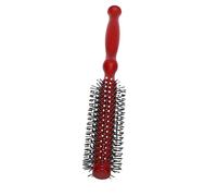 Generic Brosse à Cheveux Ronde, Brosse à Rouleau Antistatique Longue Durée pour Salon, Usage Domestique, Accessoire pour Cheveux, Réduction des Frisottis Soyeux, Bois + ABS (Moyen)