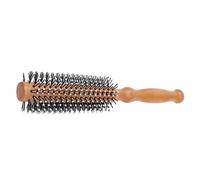 Generic Brosse à Cheveux Ronde en Bois pour Réduire les Frisottis, Répartir L'huile et Protéger les Cheveux, Poignée Antistatique pour une Prise Confortable (Petit diamètre: 28mm/1,1 pouces)
