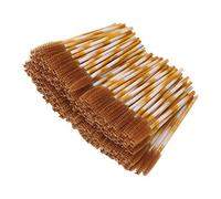 Generic Brosse à Cils Jetable, 200 Pièces, Outil de Maquillage Portable pour le Maquillage Délicat, les Voyages D'affaires (BROWN)