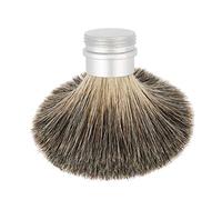 Generic Brosse à Moustache à Poils Doux pour Hommes, Brosse de Soin pour la Barbe, Portable, Poignée en Aluminium, Taille Bleue 9,3x3,3 Cm