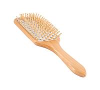 Generic Brosse à Peigne en Bois Naturel, pour Soins du Cuir Chevelu, Massage Sain, Réduit la Perte de Cheveux, 9.9x3.2 Pouces, Unisexe (WHITE)