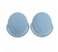 Generic Brosse à Récurer la Tête des Tout-petits, Outil de Bain Doux en Silicone pour les Nouveau-nés et les Adultes, Paquet de 2 (BLUE)