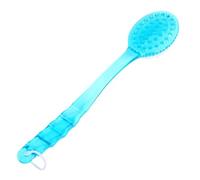 Generic Brosse de Bain et de Douche pour Lavage du Corps, Manche Long, épurateur en Plastique Souple pour le Dos des Pieds et des Genoux, 14.17 Pouces