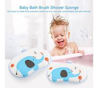 Generic Brosse de Bain, Faite de Bonne qualité, Assez Solide, Facile à Utiliser pour la Maison (éléphant bleu)