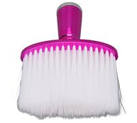 Generic Brosse de Barbier pour le Cou, Brosse Douce et Légère pour Couper les Cheveux, Galvanoplastie, Rouge rosé, à Main pour le Nettoyage des Salons de Coiffure et les Cheveux Gras, Poils en Fibre