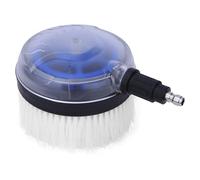 Generic Brosse de Lavage Rotative Efficace pour Pistolet à Eau Haute Pression, Brosse pour Le Nettoyage de Bateaux et de Voitures, en Acier Inoxydable 9 X 4,5 X 5,9 Pouces pour Surfaces Peintes