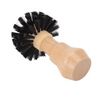 Generic Brosse de Nettoyage Portable pour Pilon à café, Conception à Fond Plat pour Bols à Poudre, Hêtre/nylon, 1 Pièce (Café/) (58MM)