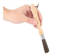 Generic Brosse de Nettoyage pour Moulin à café, Accessoires Durables pour Nettoyer le Moulin à Grains, Machine à café, Convient à Toutes les Impasses, Manche en Bois à Suspendre, Hêtre + Poils