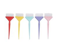 Generic Brosse de Teinture pour les Cheveux, Couleur de Couleurs Applicateurs Brosses à Cheveux de avec Poignée Confortable et Poils Fine et de Queue Pointues 5pcs de pour la Coloration des, les
