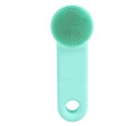 Generic Brosse électrique pour le Visage en Silicone Souple Exfoliant Imperméable pour les Soins de la Peau de Voyage Vert Clair 6,10 X 2,13 Pouces 1 unité