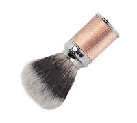 Generic Brosse Moussante pour Barbe en Nylon, Mousse Douce Améliorée pour un Toilettage Confortable pour Hommes et Femmes, Couleur en Alliage d'aluminium (or rose)