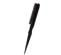 Generic Brosse Taquine pour Coiffeurs, Peigne de Coiffure, Portable pour le Maquillage de Soirée, Peigne à Queue en Plastique en Trois Couleurs (BLACK)