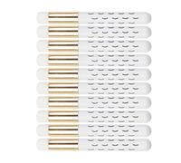 Generic Brosses de Nettoyage du Nez, 10 Pièces, Brosses de Lavage en Fiber Douce, pour Shampoing et Cils, pour le Nettoyage et L'exfoliation en Profondeur des Pores, Taille Universelle (WHITE)