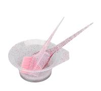 Generic Brosses de Teinture de Cheveux, Peigne de Coiffure, Bonne élasticité pour Usage Domestique et en Salon, ABS + Nylon (PINK)