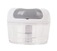 Generic Broyeur à Ail ABS, Lames Tranchantes en Acier Inoxydable, ail Universel Transparent pour la Maison (WHITE)