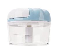 Generic Broyeur à Ail ABS, Lames Tranchantes en Acier Inoxydable, ail Universel Transparent pour la Maison (BLUE)