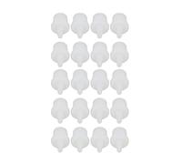 Generic Buse de Bouteille de Colle à Cils, 20 Pièces, Buse de Bouchon d'étanchéité Brillante et Durable pour Colle D'extension de Cils Applicable au Matériau ABS pigmenté