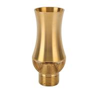 Generic Buse de Fontaine D'eau en Cuivre Cascade de Tour de Glace Pulvérisation Directionnelle Innovante pour Cour et Piscine 1 Pièce (D1/2 Gz/h Universel ya.5m)