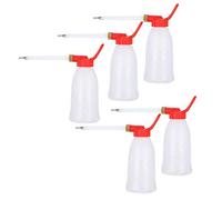 Generic Buse de Graissage, Lot de 5 Pistolets à Injecteur D'huile en Plastique Durable pour une Distribution Précise de Liquide dans la Salle de Couture, capacité de 200ml