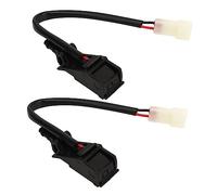 Generic Buse de Lave-glace Chauffée, Buse de Lave-glace Opération Facile 1 Paire Robuste Longue Durée de Vie Haute Résistance 6K0253147 Anti-fissure pour Arosa Toledo