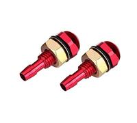 Generic Buse de Lave-glace Universelle en Alliage D'aluminium, Ensemble de 2 Pièces, Buse de Pulvérisation Durable pour le Nettoyage des Vitres de Voiture (rouge)